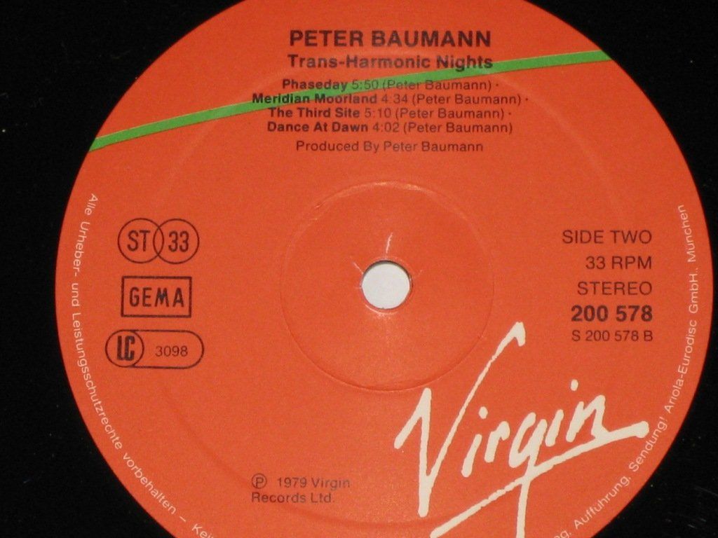Dischi in vinile: LP - PETER BAUMANN - TRANS HARMONIC NIGHTS – Usato da Steckborn venduto da Quo7 2