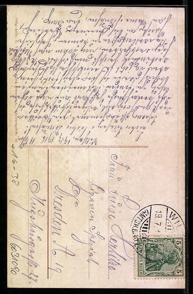 Cartoline postali: Grusskarten-AK Wilthen, Gebauer's Restau – Usato da Berlin venduto da bartko-reher 1