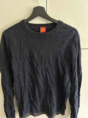 Hugo Boss Pullover, dunkelblau, Gr. M - Top!