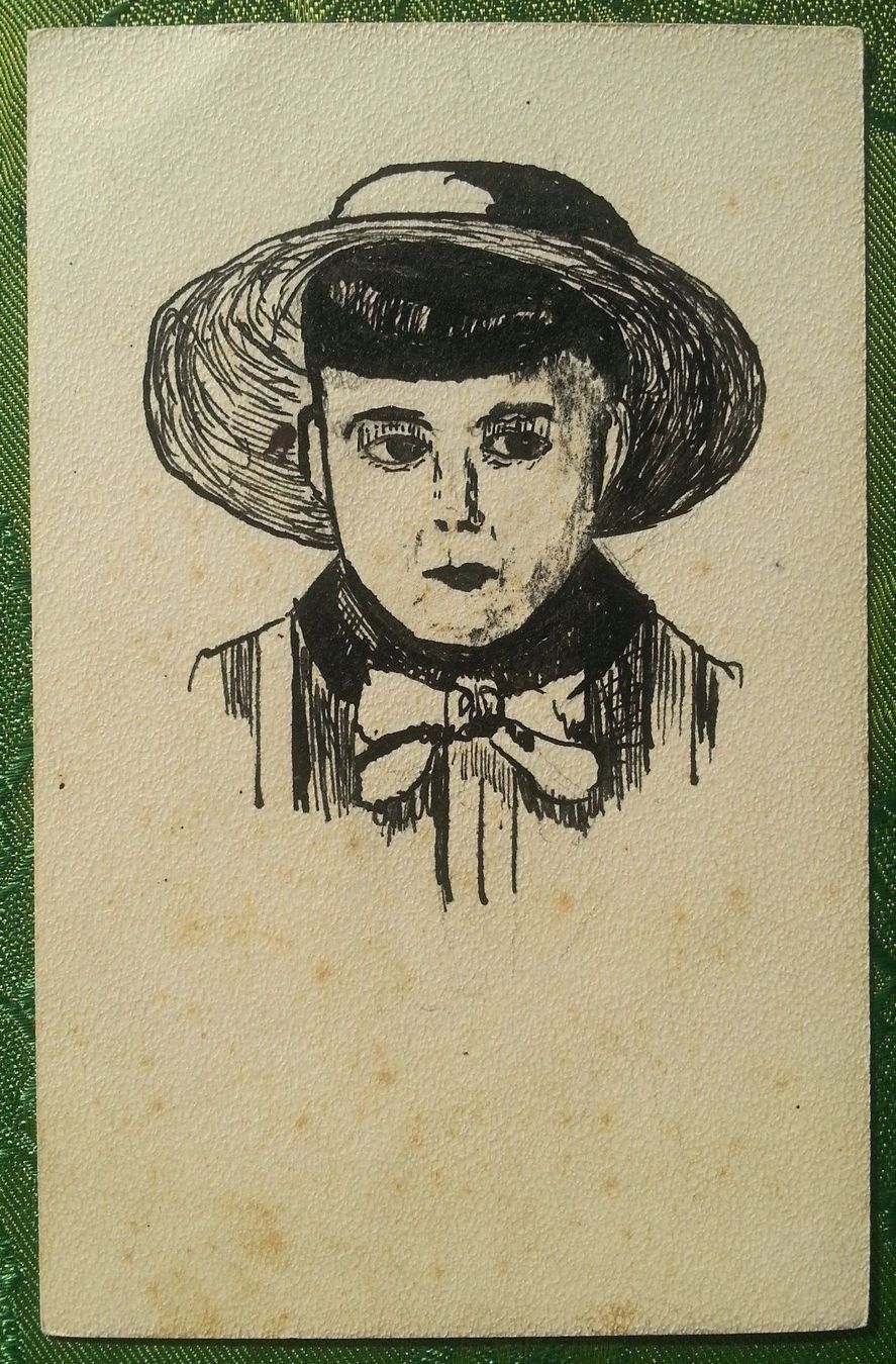 Cartoline postali: AK Appenzeller Knabe, 1920 – Usato da Oberriet SG venduto da Atir47
