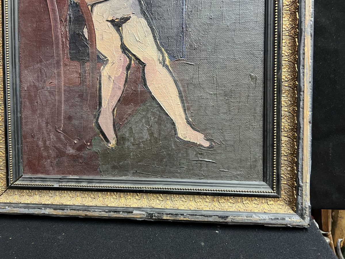 Gemälde: NUE HUILE SUR PANNEAU SIGNÉE – Gebraucht aus Genève von Qanil77 4