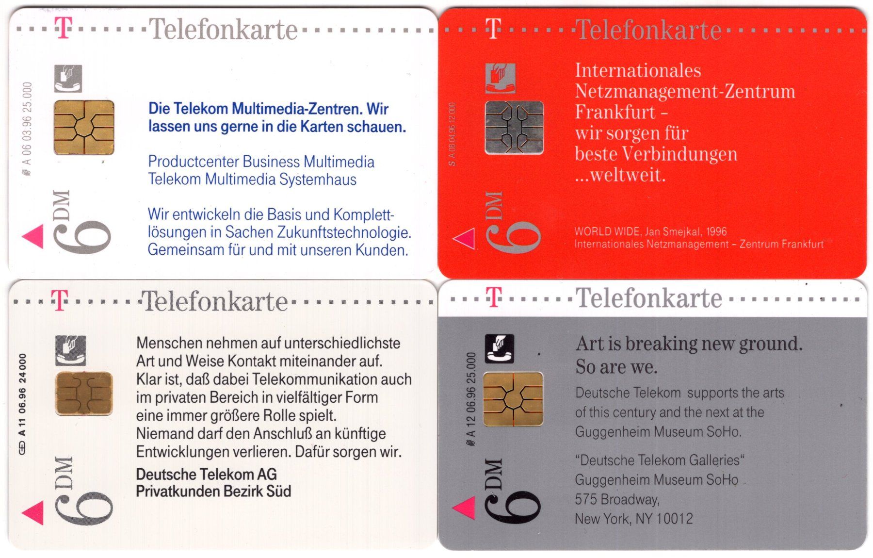 Telefon- & Taxkarten: 4 volle Deutsche Telefonkarten der A-Serie – Neu (gemäss Beschreibung) aus Eglisau von Chperfins 1