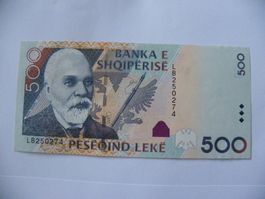 Albania 500 Leke 2015, Banknote, P-72b, Unc