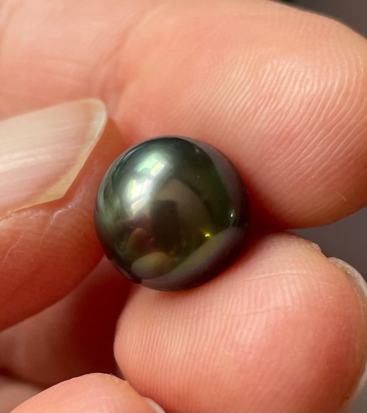 Perle (finte): Tahitiperle 9.6x11 mm – Nuovo (secondo la descrizione) da Bern venduto da Steinfieber 8