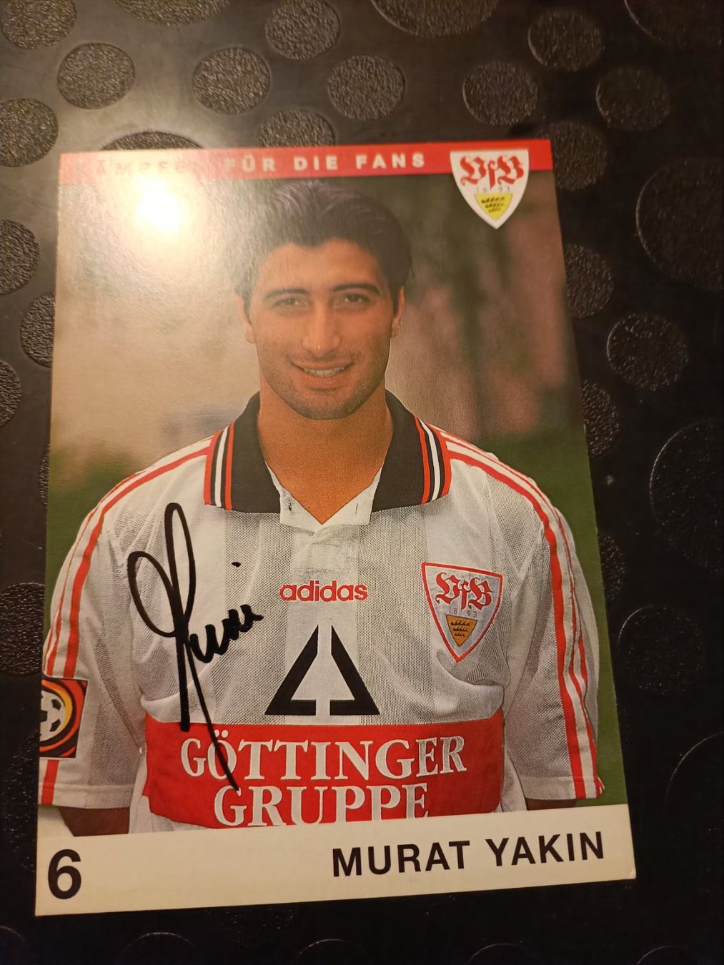 Autografi: Murat yakin - VfB Stuttgart - handsigniert – Usato da Menziken venduto da Artographs