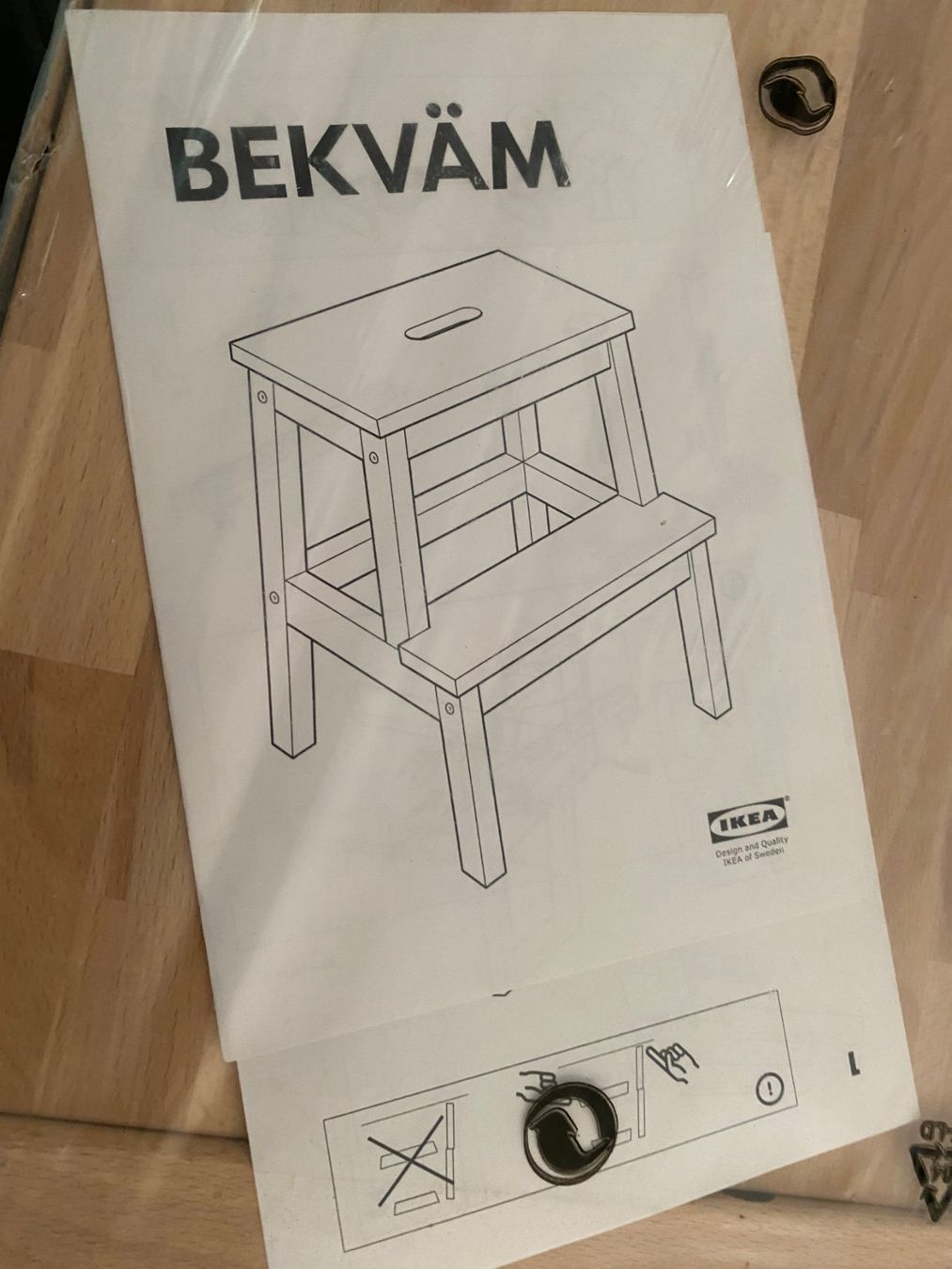Ikea Tabourets: IKEA BEKVÄM Tritthocker, NEU & Originalverpackt – Neuf avec emballage d'origine à Allenwinden par Obalu 2