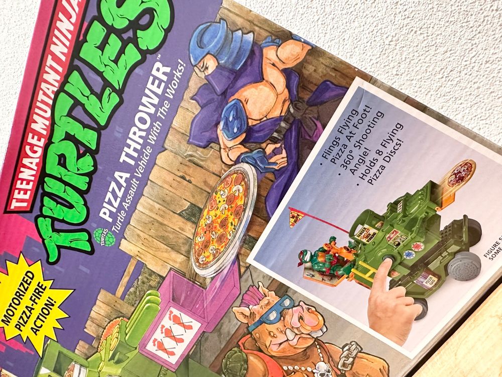 Neu rar TMNT Pizza Thrower Teenage Mutant Ninja Turtles 2024 (Neu und ...