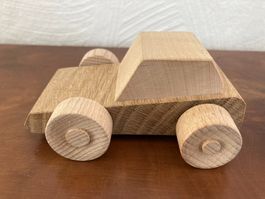 Auto Holz roh naturbelassen Spiel Natur vom Handwerkermarkt