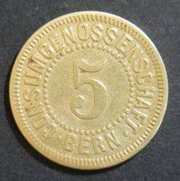 5 Rappen * Consum Genossenschaft Bern * JETON Konsum