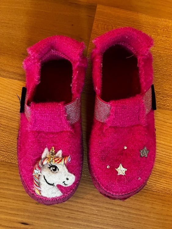Dokela Kinder Wildleder Hausschuhe Winter Warm Filz Produktbild-Vorschau 7