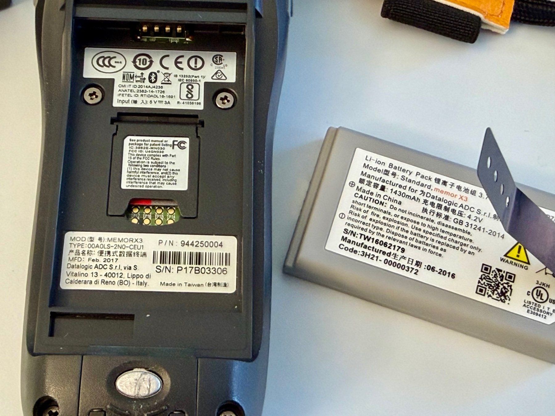Scanner: Datalogic Memor X3 / Barcode Scanner – Usato da Einigen venduto da Medicom-Pharma 2