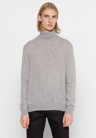 Authentic Cashmere- BANGE Strickpullover hellgrau Gr. L