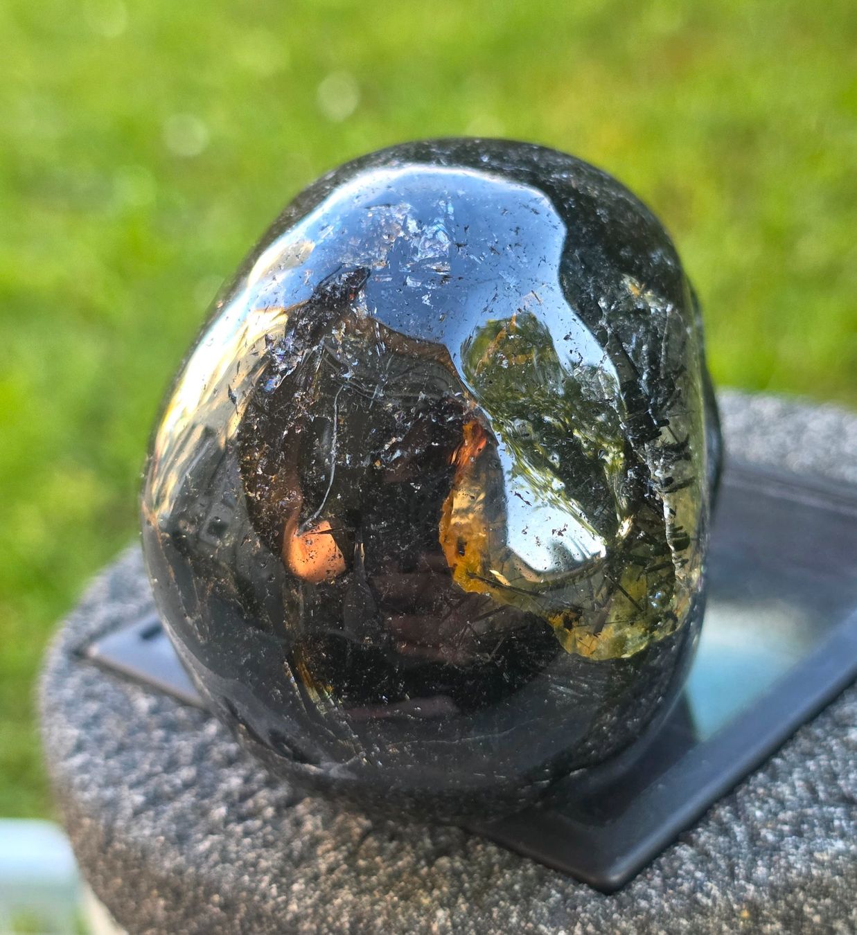 Minerali & Pietre curative: Eleganter schwarzer Turmalin Schädel A 293g – Nuovo e nell'imballaggio originale da Matzingen venduto da Shay_Crystalz 3