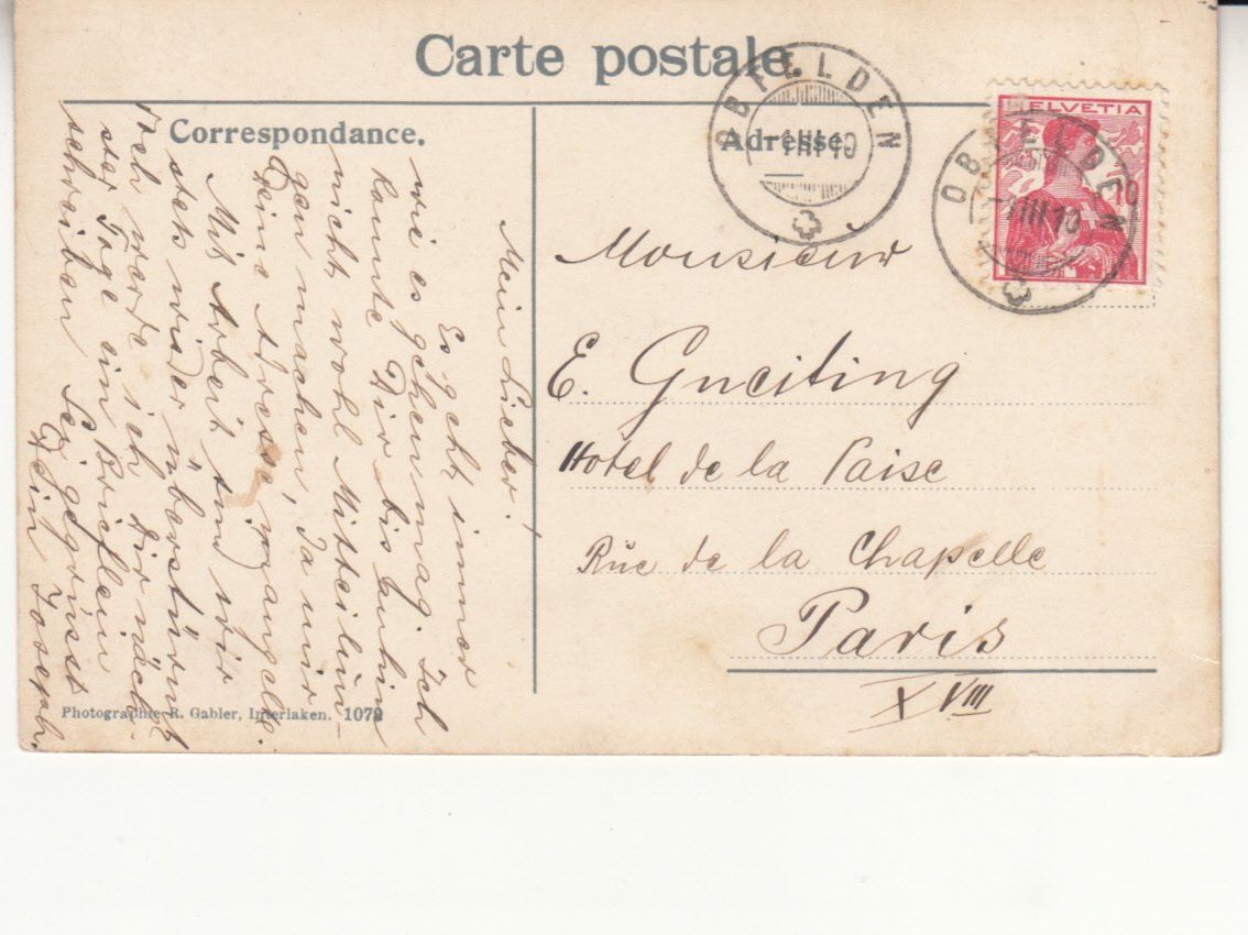 Cartoline postali: Beatushöhlen 1910 – Usato da Bürglen TG venduto da StampGraf 1