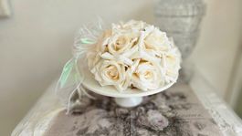Rosenkugel Rosendeko Rosen Tafelaufsatz Shabby Chic Hochzeit