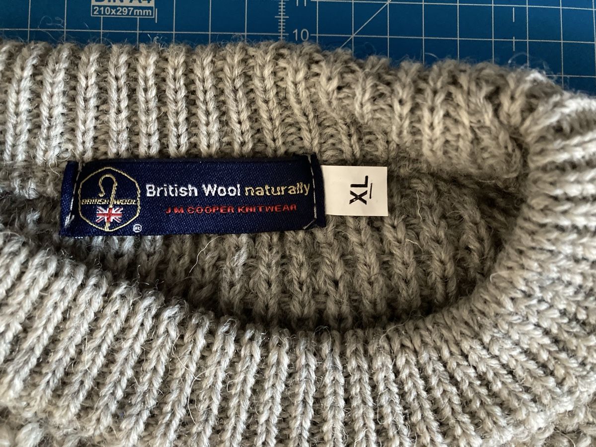Wolle: British Wool Naturally • Pull • XL • 100% laine – Neu (gemäss Beschreibung) aus Monthey von la_hora_cero 4