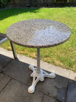 Gartentischchen Steinplatte, Durchmesser 55cm