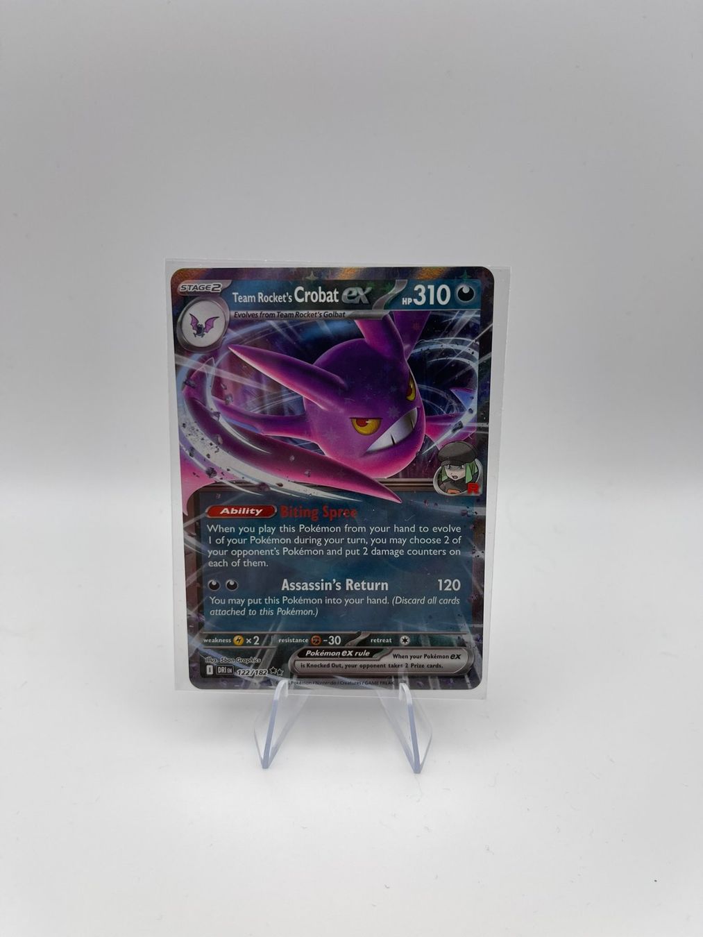 Pokémon Sammelbilder & Trading cards: Pokemon: Team Rockets Crobat ex 122/182 – Gebraucht aus Märstetten von AlienNova