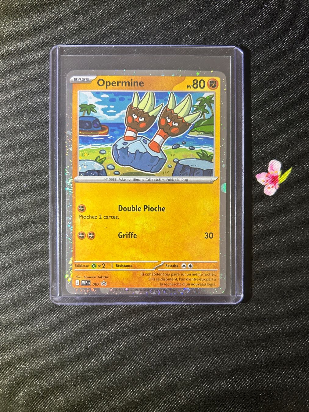 Pokémon Carte collezionabili: Pokémon Opermine 087 MEP FR Cosmo – Nuovo (secondo la descrizione) da Montet (Broye) venduto da Noham-Shop