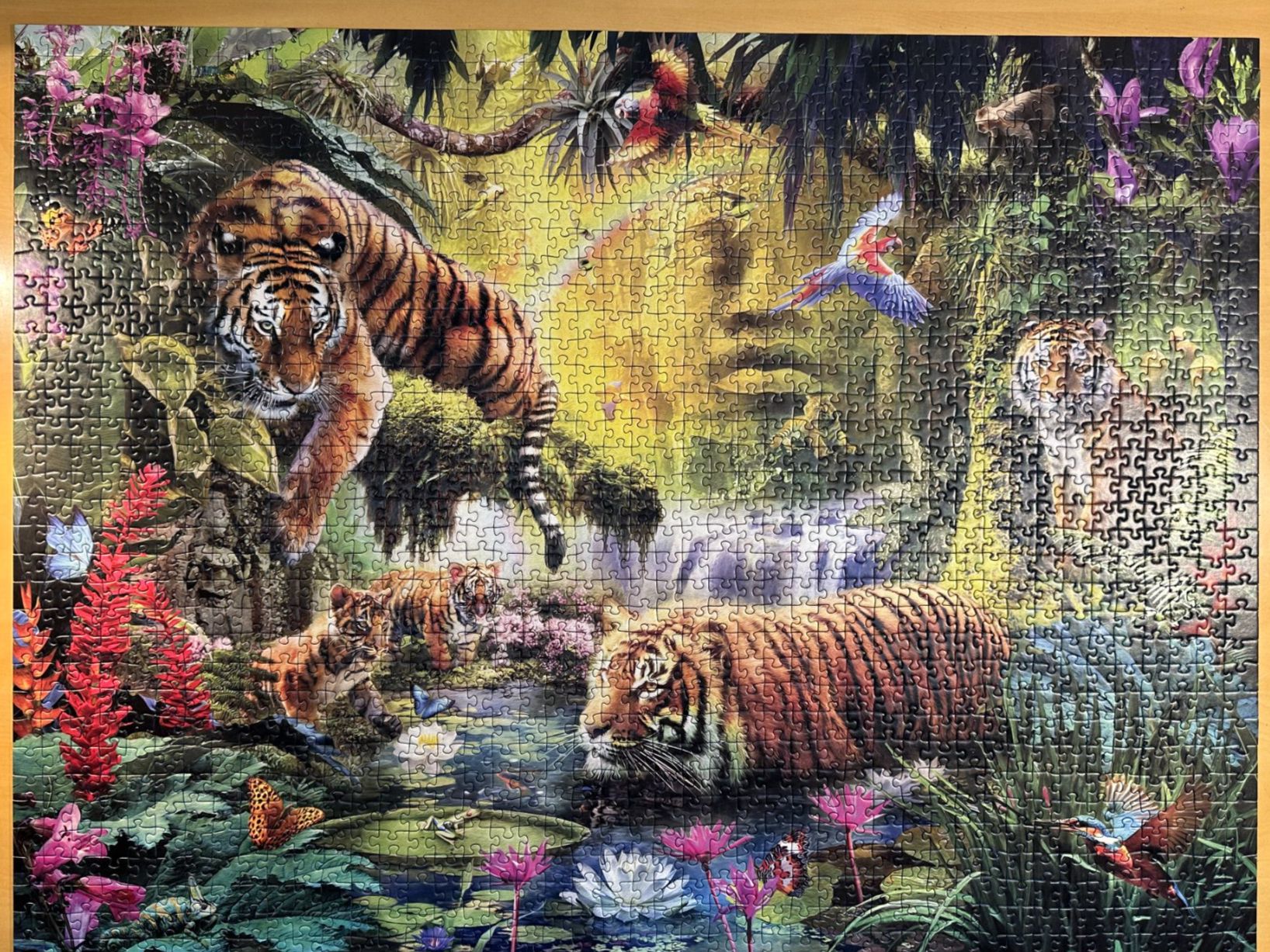 Ravensburger Puzzles: Ravensburger Puzzle. Tiger im Wald. 1500Teile – Gebraucht aus Dürnten von RaschaKatz 2