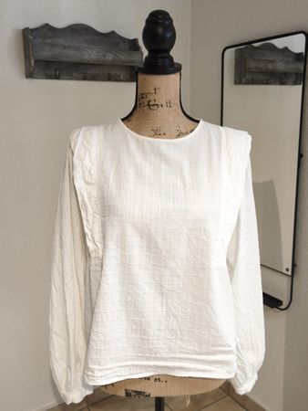Damen Bluse weiss Grösse M neuwertig