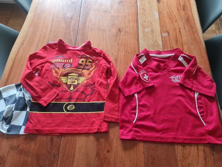 Lightning mcqueen mit Umhang/abnehmbar,Sportshirt Schweiz104