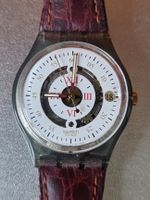 Swatch Vintage mit Lederarmband