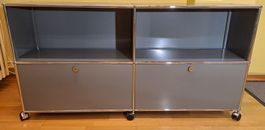 Schönes USM Haller Highboard in mittelgrau