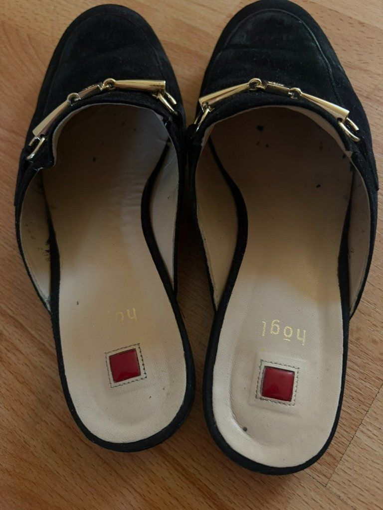 Högl Scarpe da donna: Högl Slipper Loafer Wildleder – Usato da Zürich venduto da charlottemaja 3