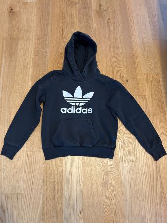 Schwarzer Adidas Hoodie mit Logo - Grösse S