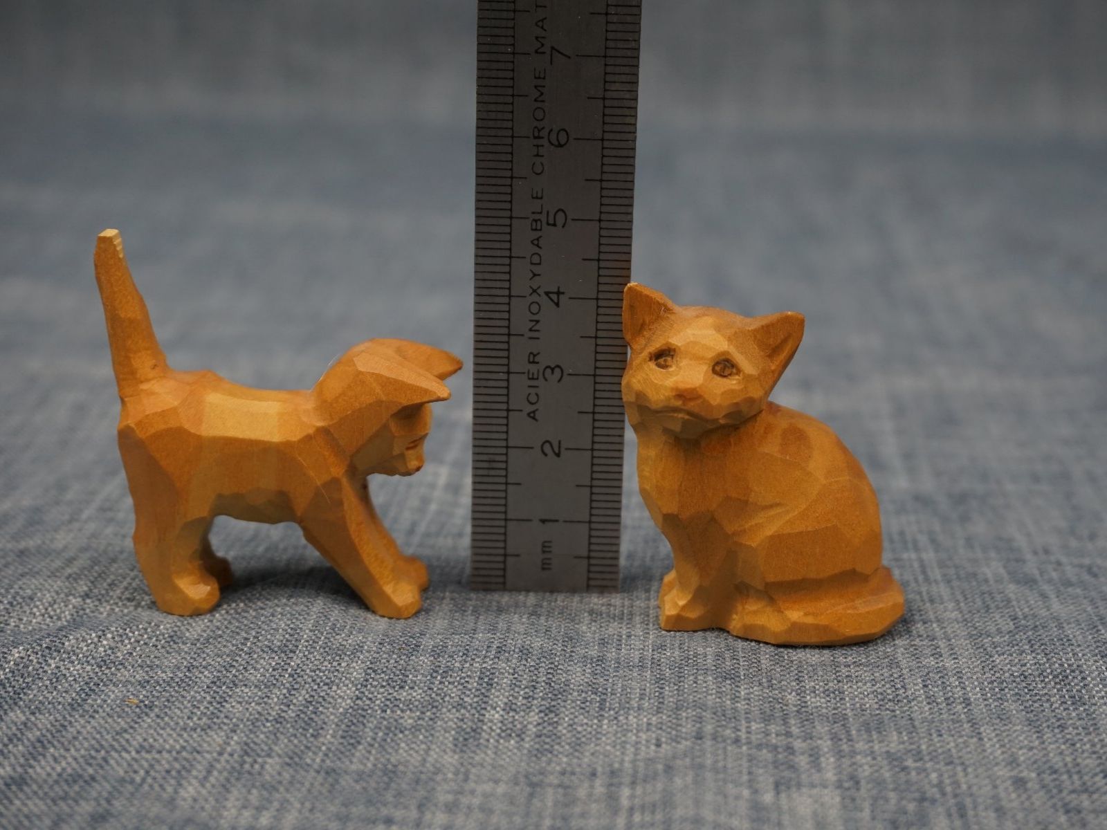 Figuren: Katzenfiguren Handgeschnitzte – Neu (gemäss Beschreibung) aus Diessbach b. Büren von Crocharry 5
