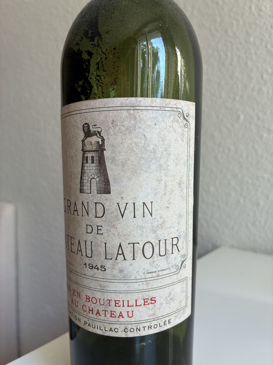 Wein: Latour 1945 (bouteille vide) – Gebraucht aus Genève von sergei12