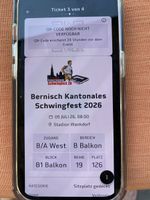 2 Sitzplatztickets Bernisch Kantonales Schwingfest 