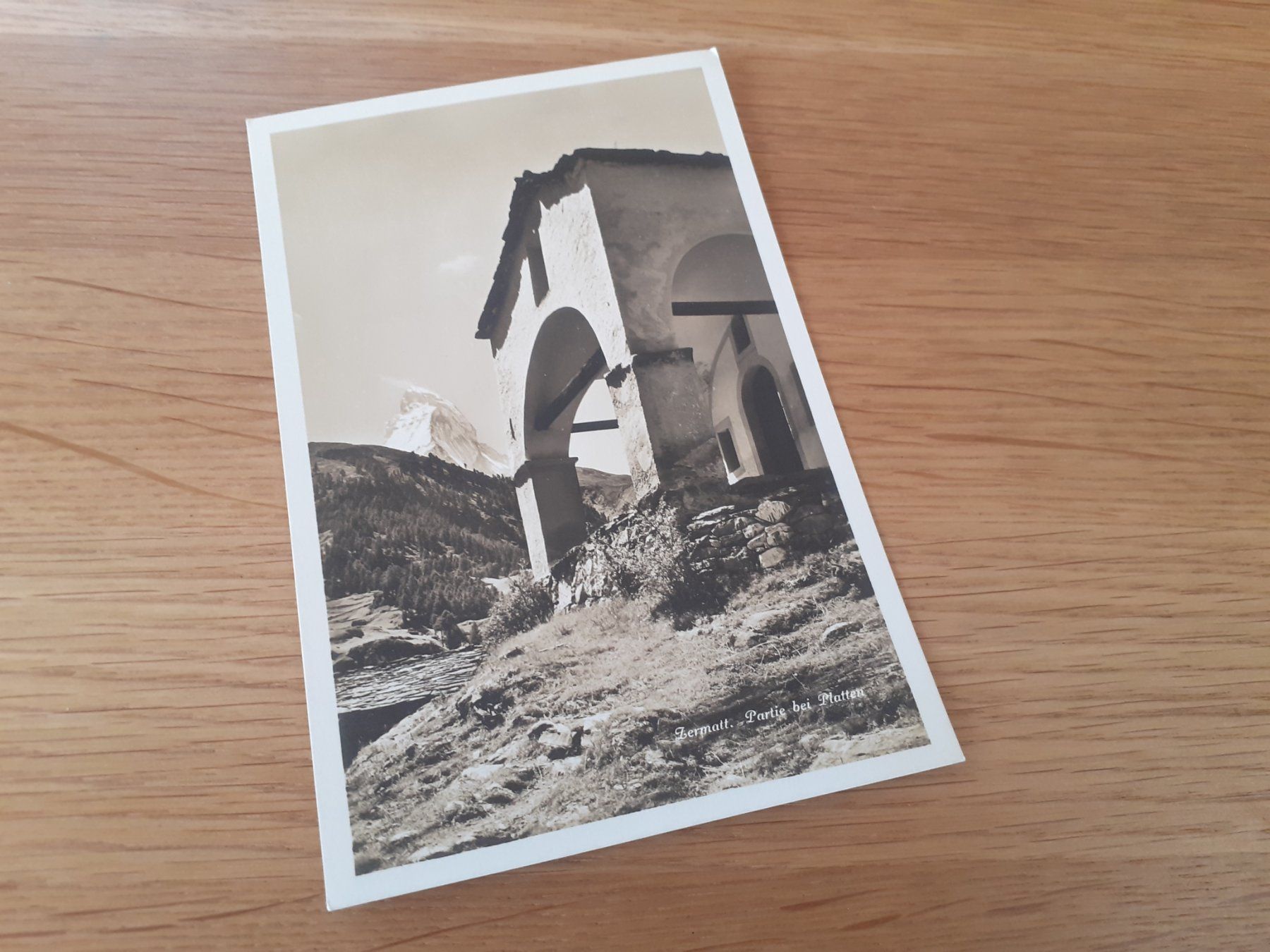 Cartoline postali: ZERMATT - PARTIE bei PLATTEN - BLATTEN ! – Usato da Winterthur venduto da Ornyx7
