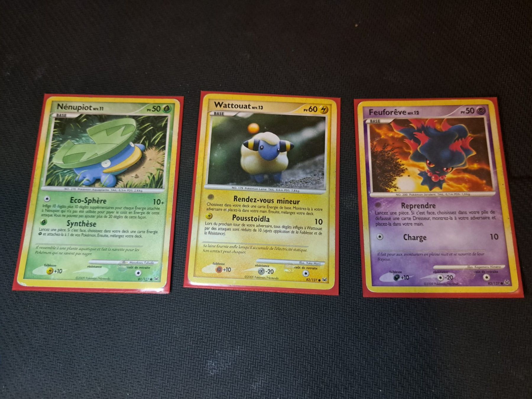 Pokémon Sammelbilder & Trading cards: 3 cartes Pokémon - Platine – Gebraucht aus Payerne von Miauton