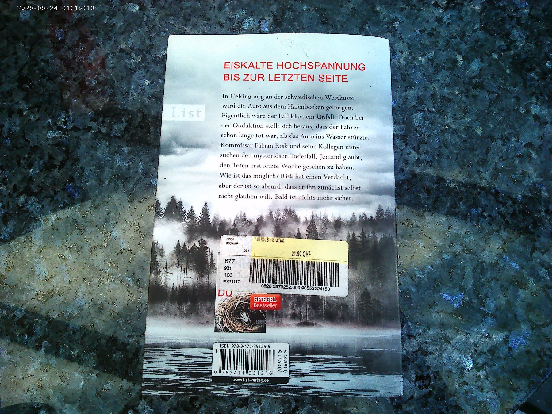 Libri: Minus 18° von Stefan Ahnhem – Usato da reitnau venduto da Sib7 1