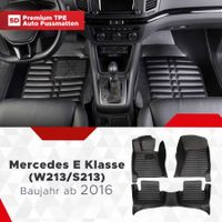 5D Premium Auto Fussmatten für Mercedes  E- Klasse ab 2016