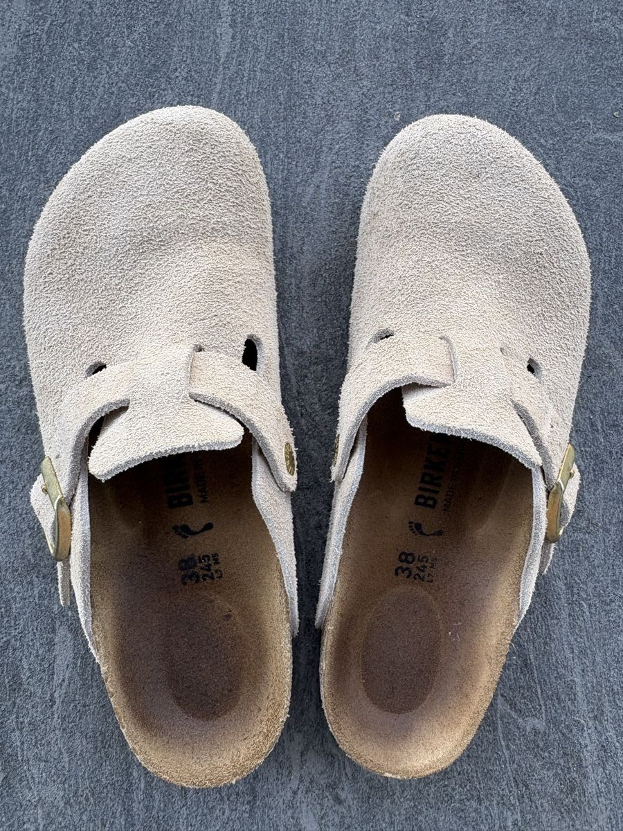 Birkenstock Damenschuhe: Birkenstock Boston 38 beige daim – Neu (gemäss Beschreibung) aus Jongny von Rivierach 3