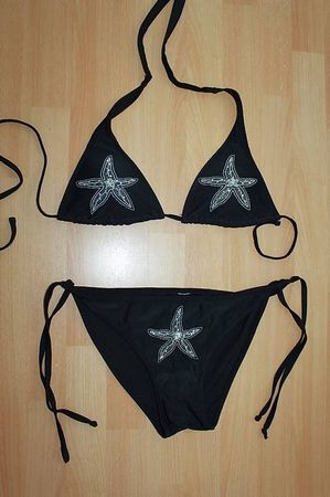 Push up -Bikini Cup 75 B mit Stickerei