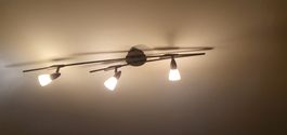 Lampes de chevet et plafonnier en ferré forgé en parfait éta