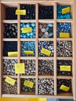 Schmuckperlen Sammlung mit Natur- und Edelsteinperlen