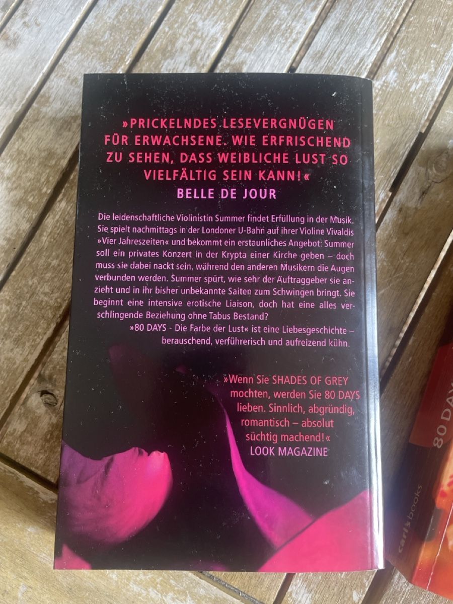 Libri: 2 Romane "80 Days": Farbe der Lust & der Begierde – Usato da Zürich venduto da ani_8d5j 1