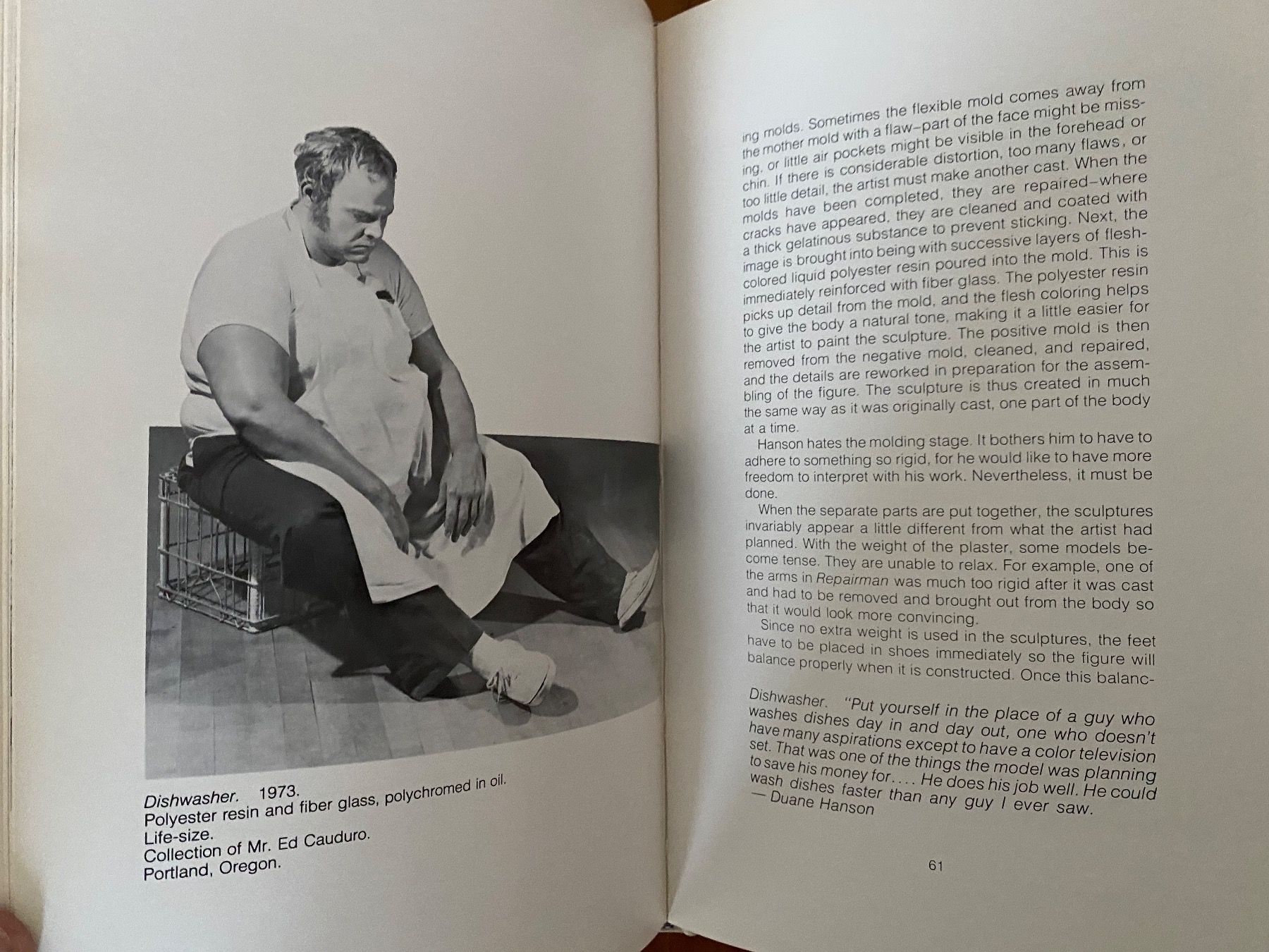 Livres: DUANE HANSON AMERICAN - SKULPTUREN - – D'occasion à Zürich par lesgarcons 5