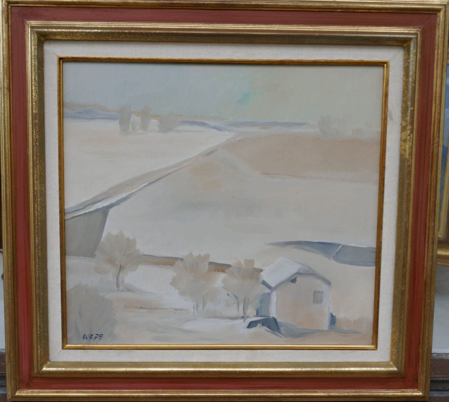 Dipinti: W. Eigenheer (1910-2002)paysage valaisan – Usato da Lausanne venduto da leneko