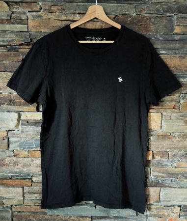 T-Shirt Herren Abercrombie & Fitch Gr. M schwarz