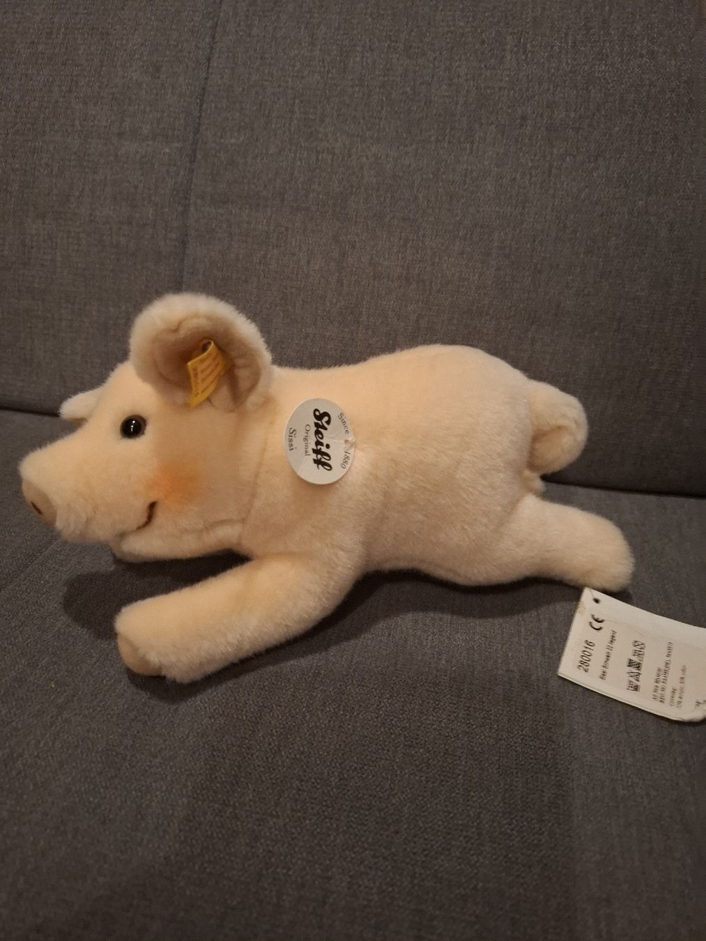 Steiff Giocattoli: Steiff Kuscheltiere Schwein Hase Bär – Usato da Balterswil venduto da schnecke89 3