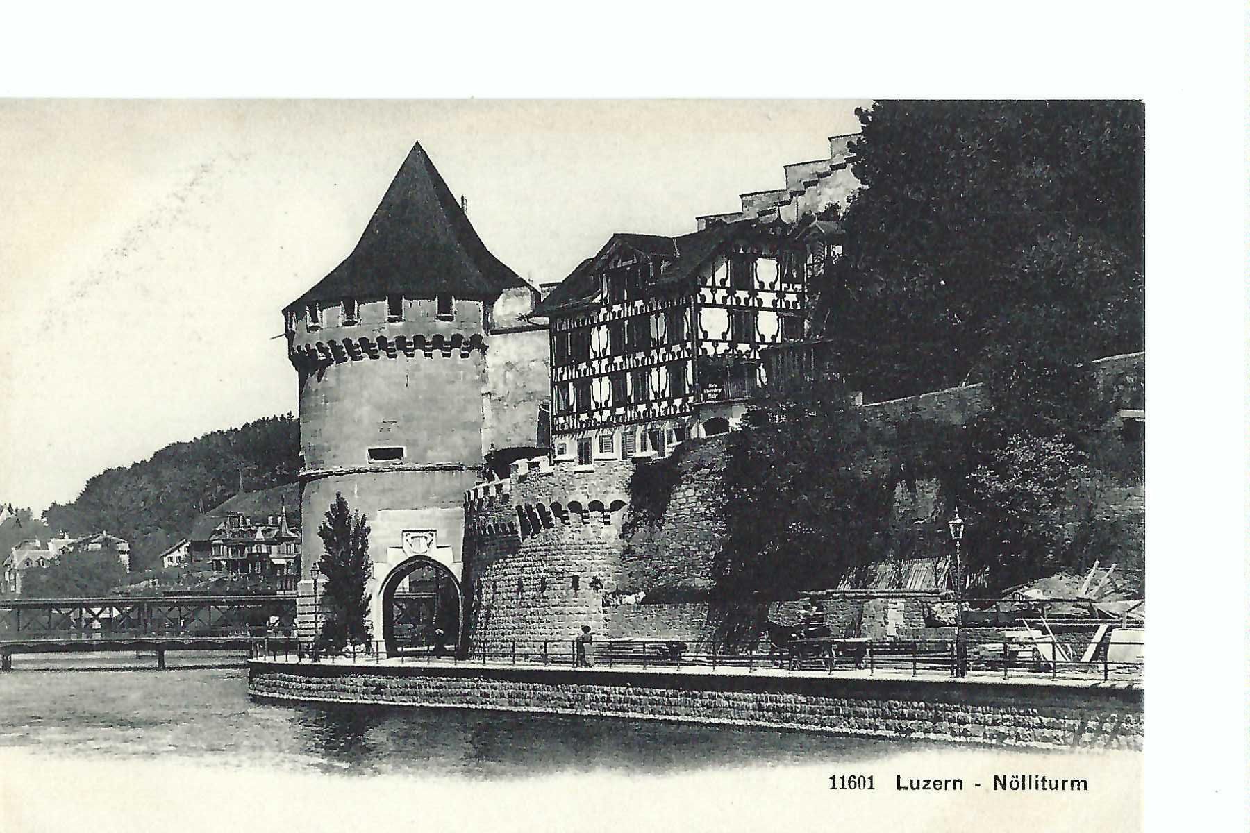Cartoline postali: Luzern, Nölliturm – Usato da Thun venduto da 44wart