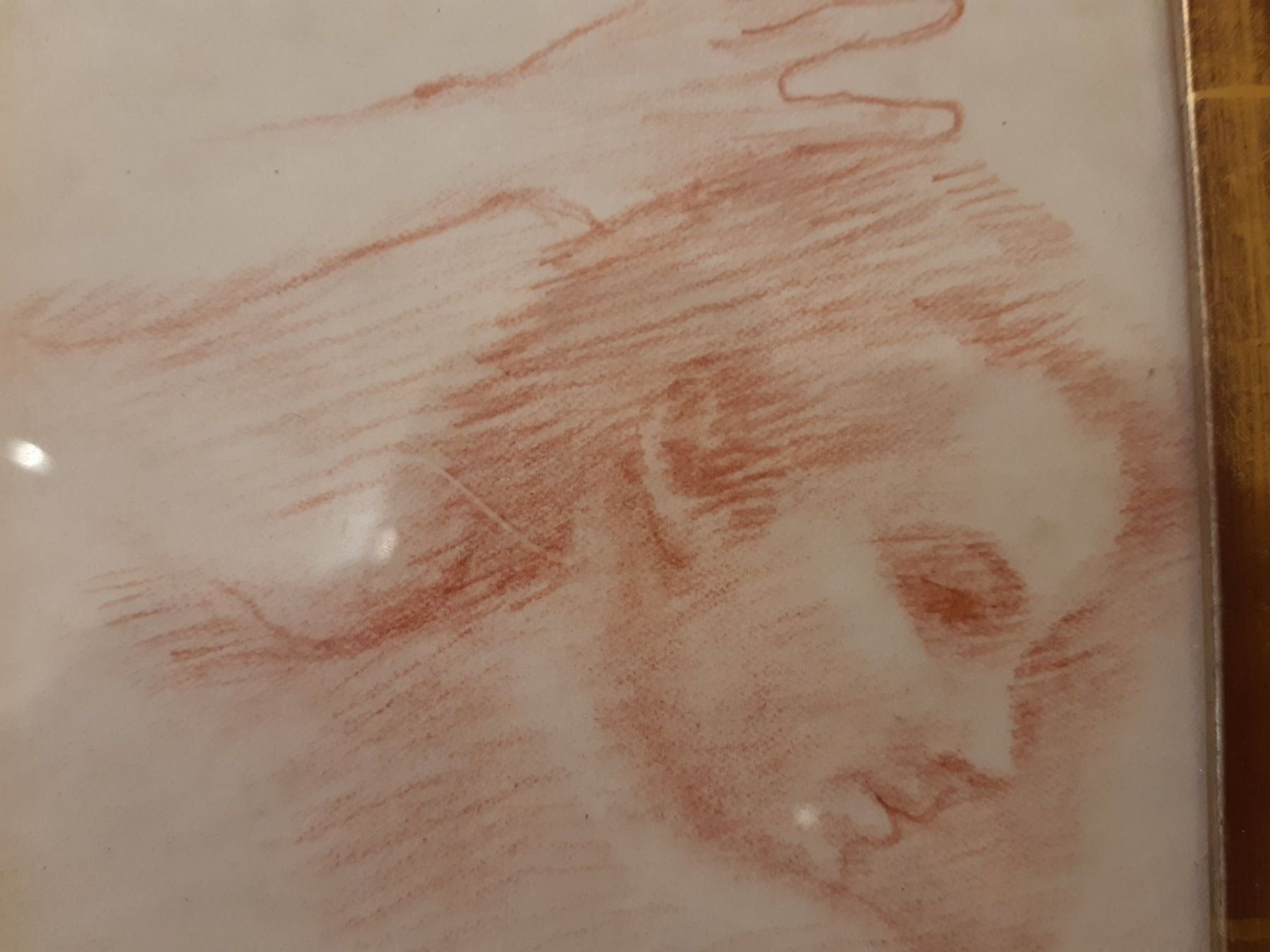 Gemälde: jolie sanguine signée ? datée1990 – Gebraucht aus Lausanne von leneko 2