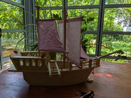 Holz-Piratenschiff