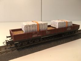 Märklin HO 4473 DB Niederbordwagen mit Ladung / AC